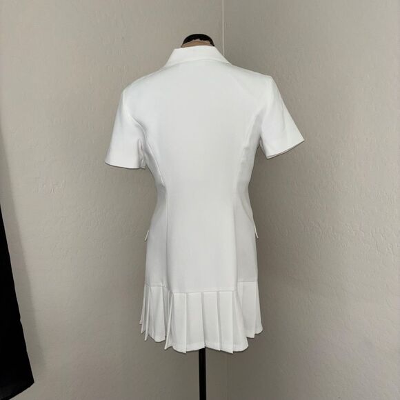 Amanda Uprichard White Mini Dress Elegant and Chic - Picture 6 of 16
